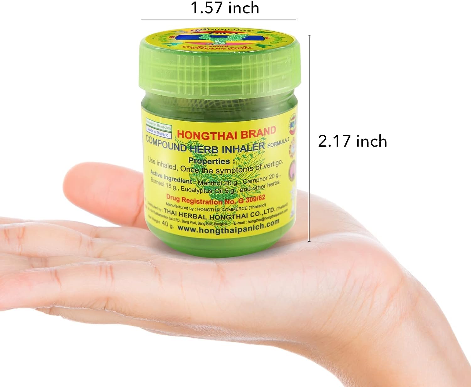 Hong Thai Compound Thai Herb Inhalant